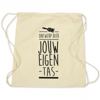 Katoenen rugzak met eigen design