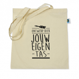 Fairtrade katoenen tas met eigen design 