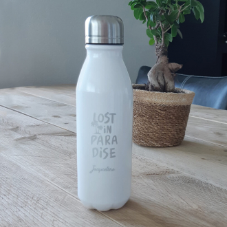 Waterfles 550ML met gravure - Paradise