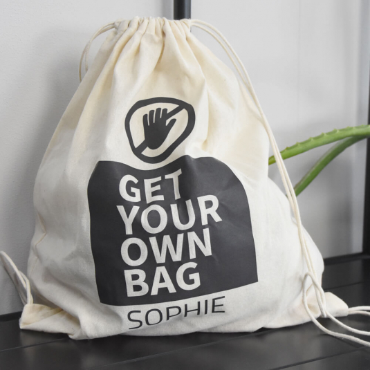 Katoenen rugzak met graphic - Get your own bag