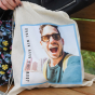 Katoenen rugzak met foto 