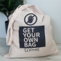 Gerecyclede katoenen tas met graphic - Get your own bag