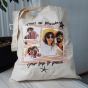 Fairtrade katoenen tas met foto  - Ster