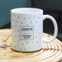 Witte mok met graphic - Favoriet