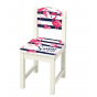 Geboortestoel met design flamingo 
